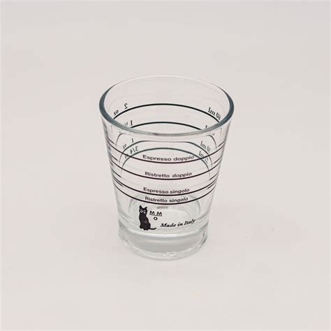 Espresso Shot Glass with Measurments for Baristas, Coffee Shops ...