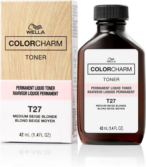 Wella Color Charm T27 Medium Beige Blonde Color Charm Toner Amazon