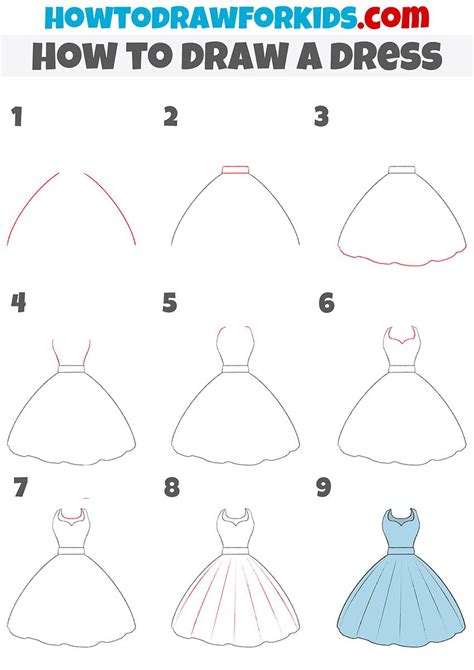 How To Draw A Dress Artofit