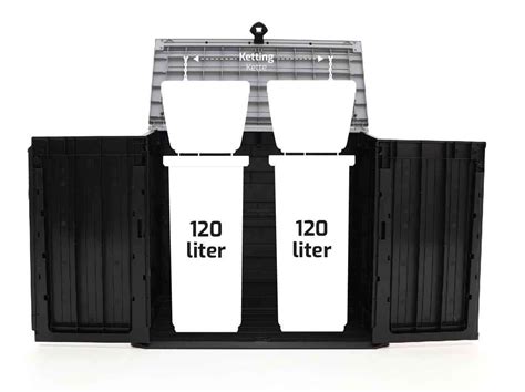 Keter Store It Out Midi Opbergbox Cm Zwart Grijs Liter