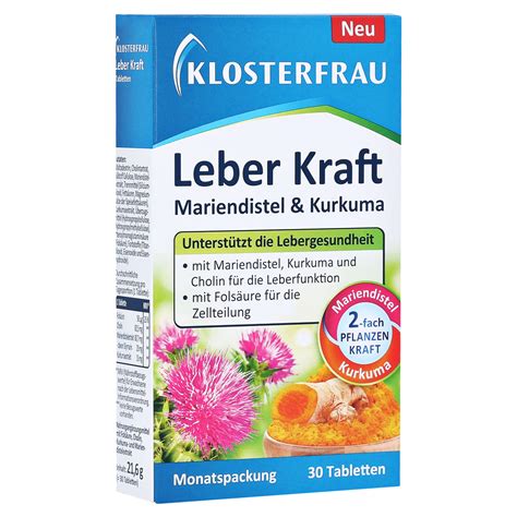 Klosterfrau Leber Kraft Tabletten St Ck Medpex