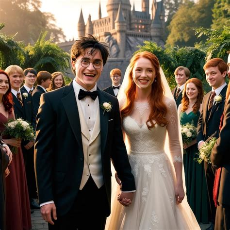 Magical Union Harry And Ginnys Wedding In The Style Of Harry Potter