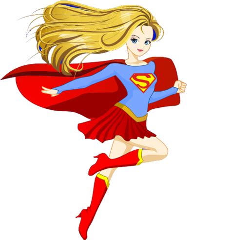 Download Supergirl Clip Superwoman Cartoon Superwoman Png Download