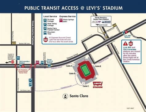 Levi Stadium Parking Map