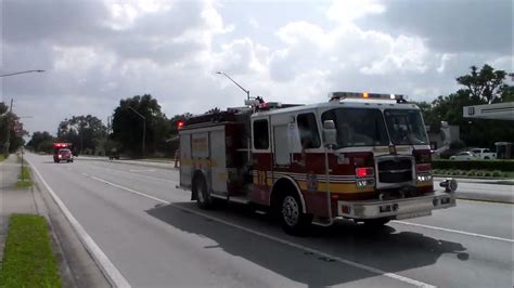 Orange County Fire Rescue Engine 72 And Rescue 72 Responding Youtube