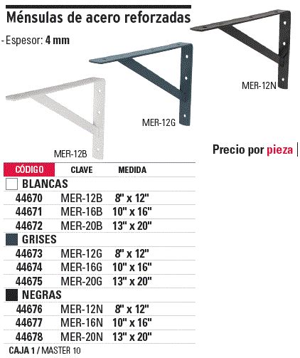 Mer B Truper M Nsula De Acero Reforzada Blanca X Fiero