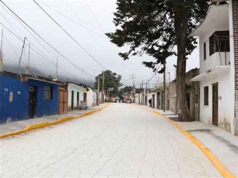 Inauguran En Sclc Calles Con Concreto Hidr Ulico