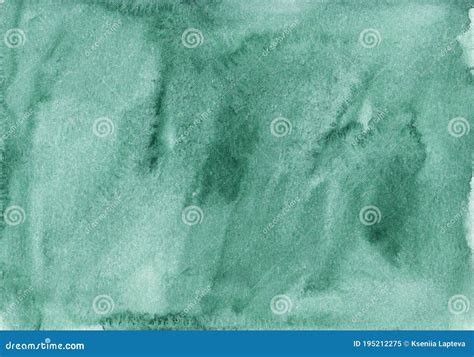 Watercolor Liquid Calm Sea Green Background Texture Aquarelle Abstract