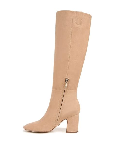 Sam Edelman Faren Knee High Boot in White | Lyst