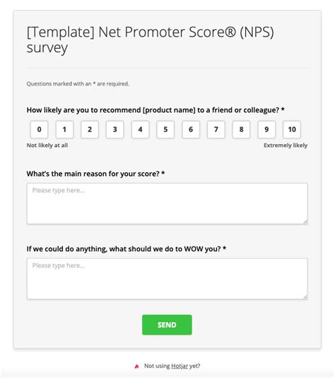 Ms Word Survey Template