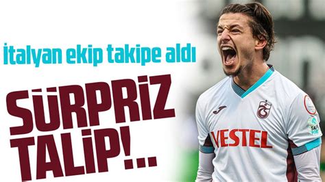 Trabzonsporun genç golcüsü Enis Destana sürpriz bir talip çıktığı