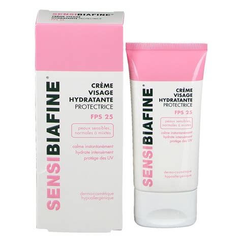 SensiBiafine Crème Visage Hydratante Protectrice FPS 25 50 ml