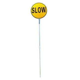 Stop Slow Traffic Sign With Aluminium Telescopic Handle Buy Now