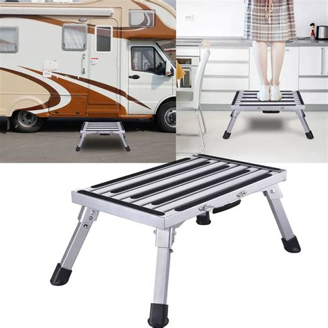 Berger Marche Pied Double Pour Camping Car Escabeau Acc S