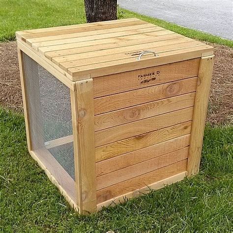 Cedar Compost Bin Compost Compost Bin Outdoor Gardens