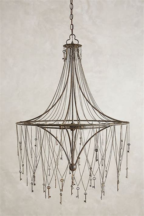 Skeleton Key Chandelier Anthropologie