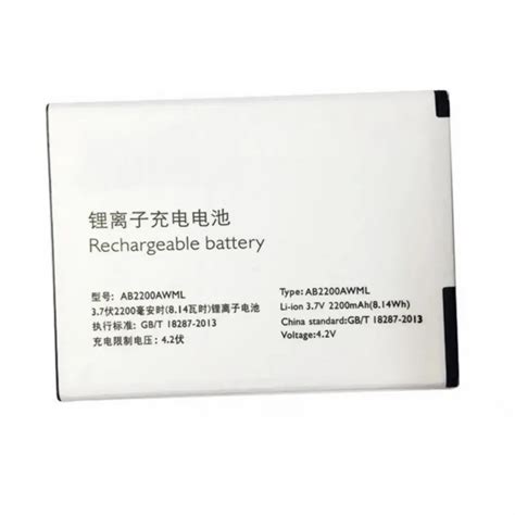 Original Ab Awml Battery Mah V Wh For Xenium W W