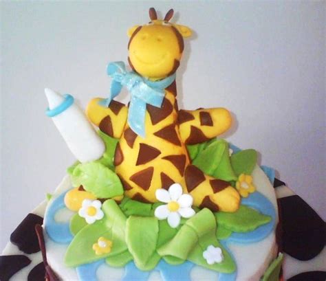 Giraffe Baby Shower Cake CakeCentral