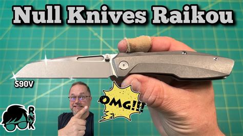 Unboxing Installing Skiffs On My Null Knives Raikou Knife An