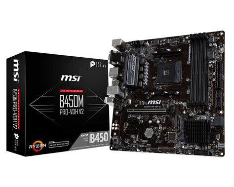 Specification B450M PRO-VDH V2 | MSI Global - The Leading Brand in High ...