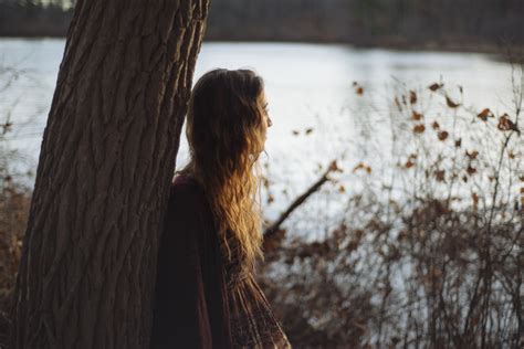 Free Images Tree Water Nature Snow Winter Plant Wood Girl