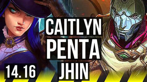 CAITLYN Thresh Vs JHIN Karma ADC Penta Godlike 14 4 7 TR