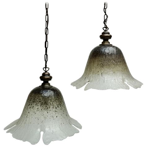 One Of Six Italian Murano Glass Pendant Lights For Sale At 1stdibs