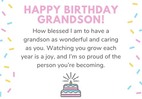 101 Unique Happy Birthday Grandson Messages And Quotes