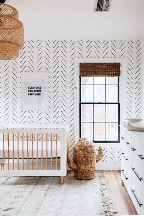 Trendy Nursery Wallpaper Ideas - DIY Darlin'