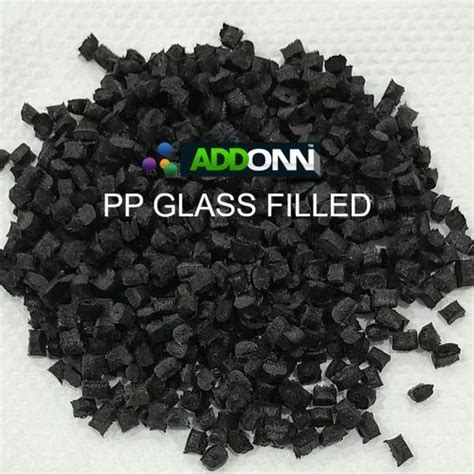 Black Poly Propylene PP Glass Filled Compound 20 Packaging Type Poly