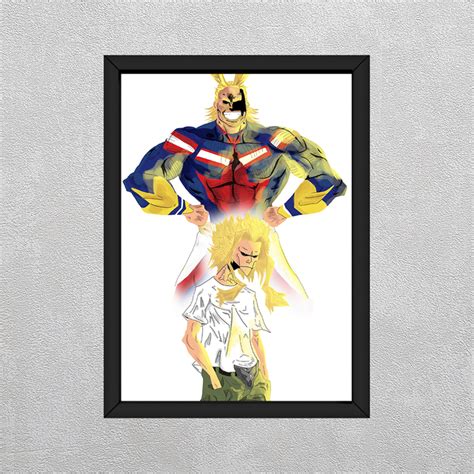 Quadro Decorativo Boku No Hero All Might