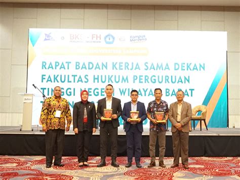 Unila Gelar Seminar Dan Rapat Kerja Sama Dekan Fakultas Hukum Ptn