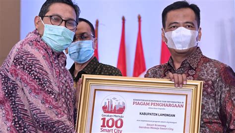 Pasar Online Lamongan Raih Penghargaan Dimensi Smart Economy TIMES