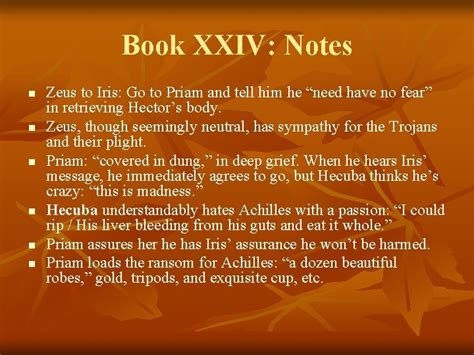 The Iliad Book Xxiv Achilles Meeting With Priam