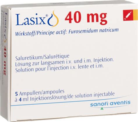 Lasix 20mg Ampoules - Rosheta Saudi Arabia