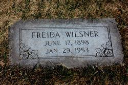 Frieda Fenhaus Wiesner 1898 1953 Homenaje De Find A Grave