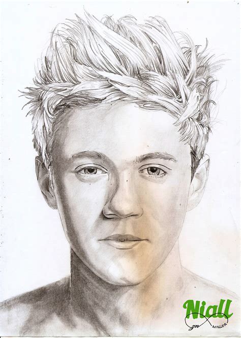 Niall Horan Drawing Easy