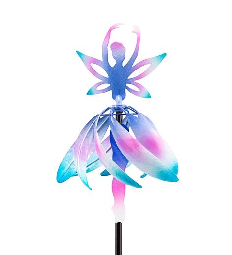 Metal Fairy Ballerina Wind Spinner Wind And Weather