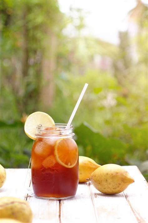 Iced Lemon Tea Iced Drinks, Yummy Drinks, Alcoholic Drinks, Beverages ...