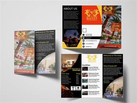 hotel brochure design on Behance