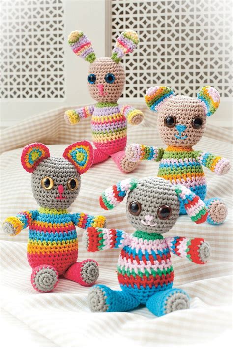 Amigurumi Rainbow Toys Crochet Patterns | The Knitting Network