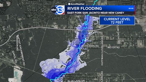 San Jacinto River Flooding How River Levels Will Be Impacted As Heavy Rainfall Continues Over