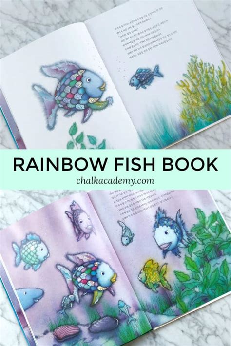 Paper Plate Rainbow Fish Craft - Book-Based Literacy Activity