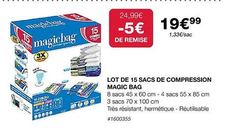 Promo Lot De Sacs De Compression Magic Bag Chez Costco Icatalogue Fr