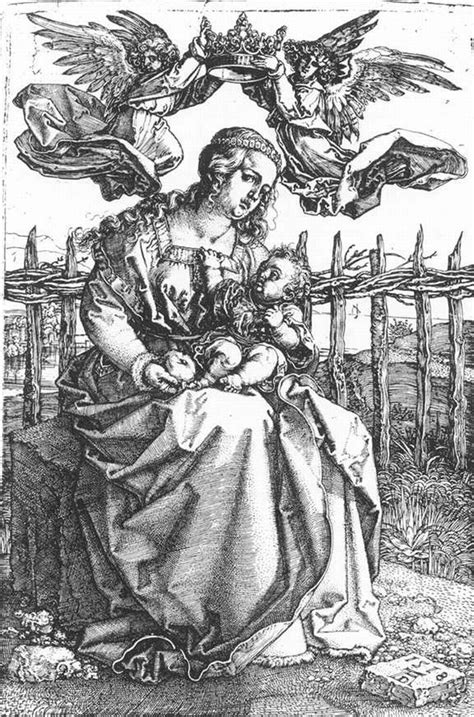 Madonna Crowned By Two Angels Durer Albrecht Art Images Imagiva