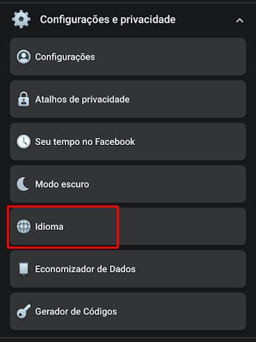 Como Mudar O Idioma Do Facebook Canaltech