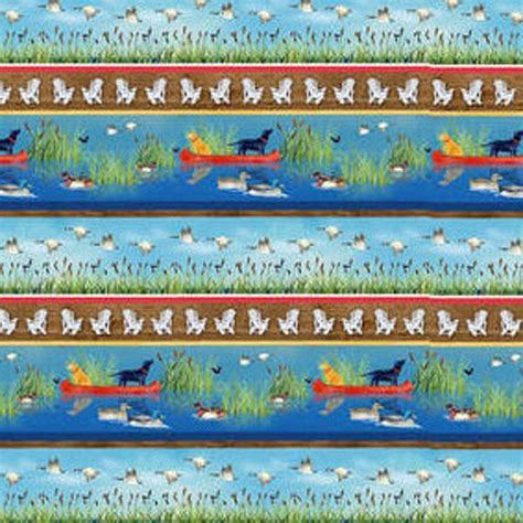 Lake Fabric Etsy