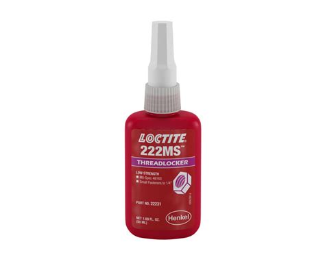 Loctite 222ms Purple Threadlocker 22231 Idh135334 Low Strength 50