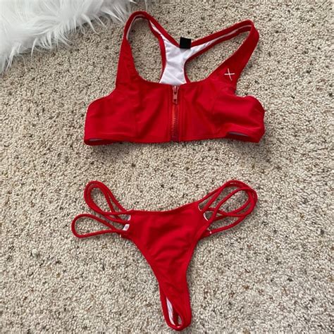 Boutine La Swim Red Bikini Boutinela Poshmark