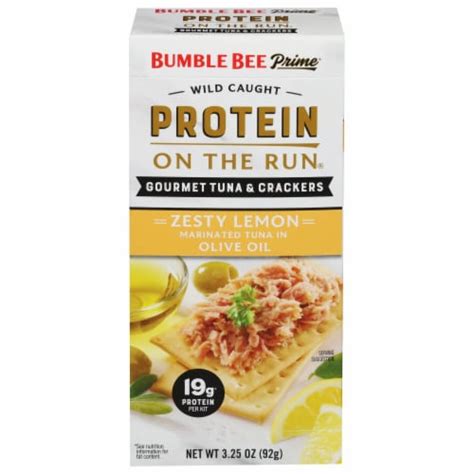 Bumble Bee™ Protein On The Run™ Olive Oil & Zesty Lemon Tuna Snack Kit, 3.5 oz - Pick ‘n Save